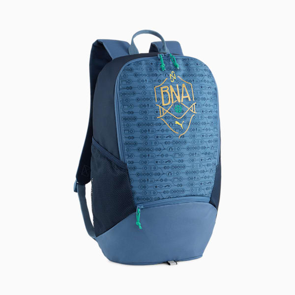 Mochila Neymar JR "BNA", Sailing Blue-Gold-Pelé Yellow, extralarge